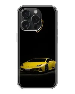 Чохол для iPhone 16 Pro з картинкою «Lamborghini жовтий акцент» Чохол для iPhone 16 Pro з картинкою «Lamborghini жовтий акцент»