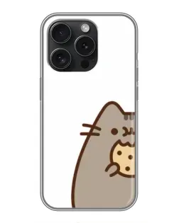 Чохол для iPhone 16 Pro з картинкою «Пушин з печивом»