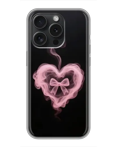 Чехол для iPhone 16 Pro с картинкой «Дымчатое сердце» Чехол для iPhone 16 Pro с картинкой «Дымчатое сердце»