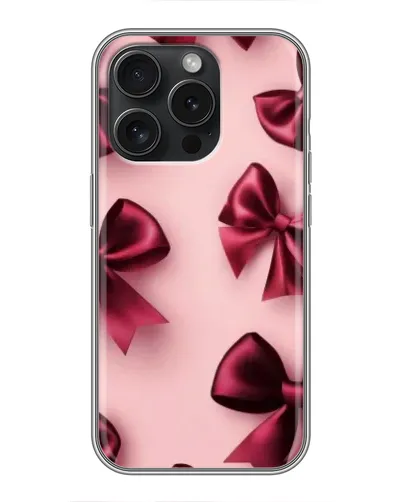 Чехол для iPhone 16 Pro с картинкой «Бордовый атлас» Чехол для iPhone 16 Pro с картинкой «Бордовый атлас»