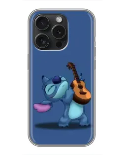 Чехол для iPhone 16 Pro с картинкой «Стич с укулеле» Чехол для iPhone 16 Pro с картинкой «Стич с укулеле»