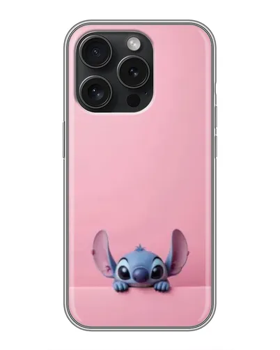 Чехол для iPhone 16 Pro с картинкой «Stitch выглядывает» Чехол для iPhone 16 Pro с картинкой «Stitch выглядывает»