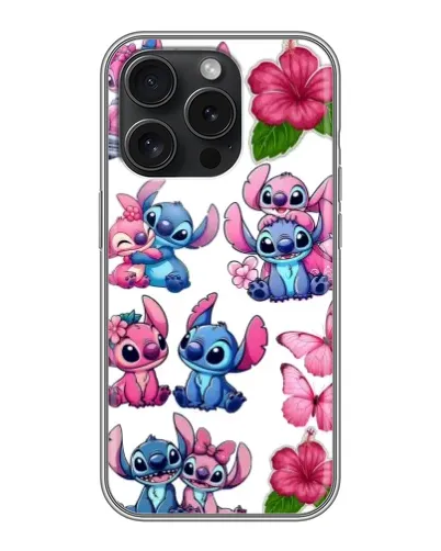 Чехол для iPhone 16 Pro с картинкой «Стикеры Stitch и Angel» Чехол для iPhone 16 Pro с картинкой «Стикеры Stitch и Angel»