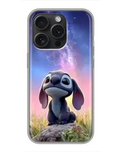 Чехол для iPhone 16 Pro с картинкой «Стич на рассвете» Чехол для iPhone 16 Pro с картинкой «Стич на рассвете»