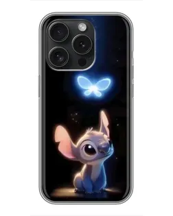 Чехол для iPhone 16 Pro с картинкой «Сияющий Стич» Чехол для iPhone 16 Pro с картинкой «Сияющий Стич»