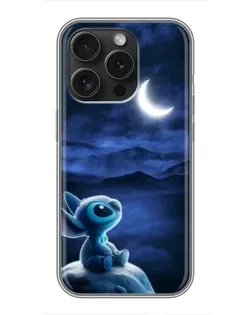 Чехол для iPhone 16 Pro с картинкой «Лунная ночь Стича» Чехол для iPhone 16 Pro с картинкой «Лунная ночь Стича»