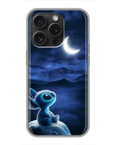 Чехол для iPhone 16 Pro с картинкой «Лунная ночь Стича» Чехол для iPhone 16 Pro с картинкой «Лунная ночь Стича»