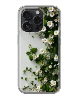 Чохол для iPhone 16 Pro з картинкою «Гілка дрібних білих квітів» Чохол для iPhone 16 Pro з картинкою «Гілка дрібних білих квітів»