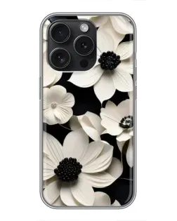 Чохол для iPhone 16 Pro з картинкою «Об'ємні білі квіти» Чохол для iPhone 16 Pro з картинкою «Об'ємні білі квіти»