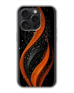 Чехол для iPhone 16 Pro с картинкой «Огненная звездная волна» Чехол для iPhone 16 Pro с картинкой «Огненная звездная волна»