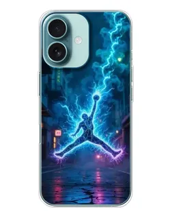 Чохол для iPhone 16 з картинкою «Jordan Gold Jumpman» Чохол для iPhone 16 з картинкою «Jordan Gold Jumpman»