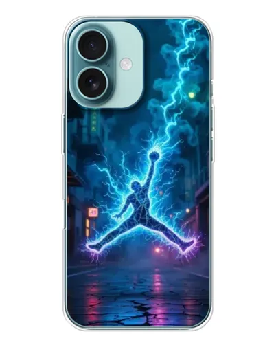Чохол для iPhone 16 з картинкою «Jordan Gold Jumpman» Чохол для iPhone 16 з картинкою «Jordan Gold Jumpman»