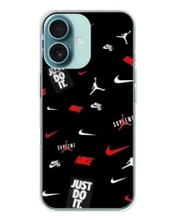 Чохол для iPhone 16 з картинкою «Nike Mix Pattern»