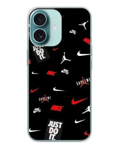 Чохол для iPhone 16 з картинкою «Nike Mix Pattern» Чохол для iPhone 16 з картинкою «Nike Mix Pattern»