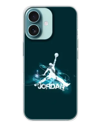 Чохол для iPhone 16 з картинкою «Jordan Blue Fire» Чохол для iPhone 16 з картинкою «Jordan Blue Fire»