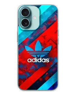 Чохол для iPhone 16 з картинкою «Абстракція Adidas» Чохол для iPhone 16 з картинкою «Абстракція Adidas»