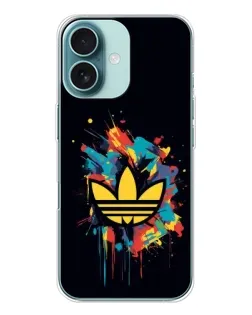 Чохол для iPhone 16 з картинкою «Adidas Splash» Чохол для iPhone 16 з картинкою «Adidas Splash»