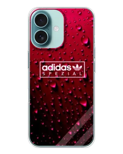 Чохол для iPhone 16 з картинкою «Adidas Gold Marble»