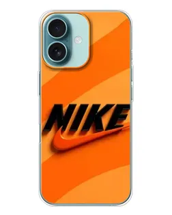 Чохол для iPhone 16 з картинкою «Помаранчевий драйв Nike» Чохол для iPhone 16 з картинкою «Помаранчевий драйв Nike»