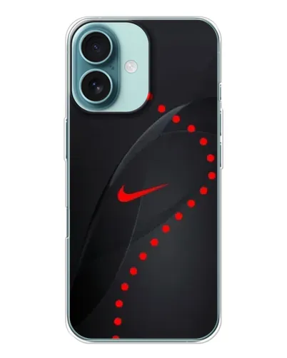 Чохол для iPhone 16 з картинкою «Абстрактний дизайн Nike»