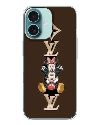 Чохол для iPhone 16 з картинкою «LV та Міккі Маус» Чохол для iPhone 16 з картинкою «LV та Міккі Маус»