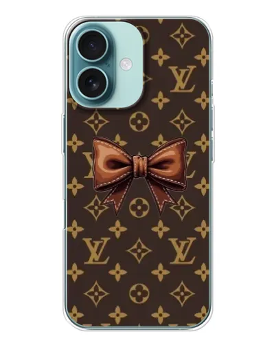 Чохол для iPhone 16 з картинкою «LV з бантом» Чохол для iPhone 16 з картинкою «LV з бантом»