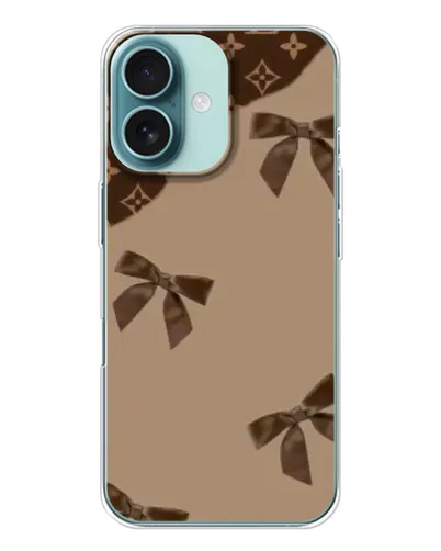 Чохол для iPhone 16 з картинкою «LV — кавовий атлас» Чохол для iPhone 16 з картинкою «LV — кавовий атлас»