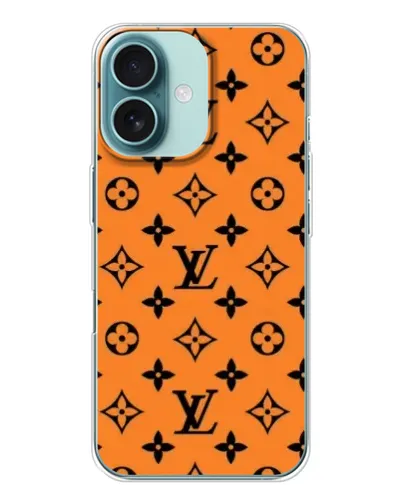 Чохол для iPhone 16 з картинкою «Помаранчевий стиль LV» Чохол для iPhone 16 з картинкою «Помаранчевий стиль LV»