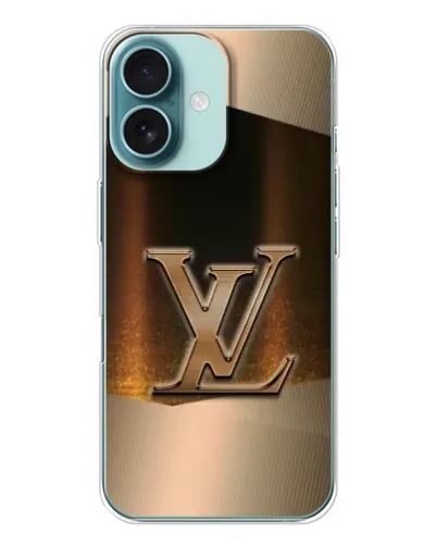 Чохол для iPhone 16 з картинкою «LV — золоте сяйво» Чохол для iPhone 16 з картинкою «LV — золоте сяйво»