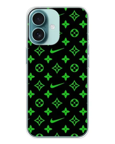 Чохол для iPhone 16 з картинкою «Неоновий принт LV» Чохол для iPhone 16 з картинкою «Неоновий принт LV»