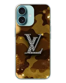 Чохол для iPhone 16 з картинкою «Камуфляжний Louis Vuitton»