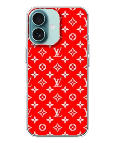Чохол для iPhone 16 з картинкою «Яскравий паттерн LV» Чохол для iPhone 16 з картинкою «Яскравий паттерн LV»