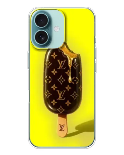 Чохол для iPhone 16 з картинкою «Морозиво від LV» Чохол для iPhone 16 з картинкою «Морозиво від LV»