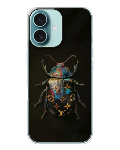 Чохол для iPhone 16 з картинкою «LV — мармуровий принт» Чохол для iPhone 16 з картинкою «LV — мармуровий принт»