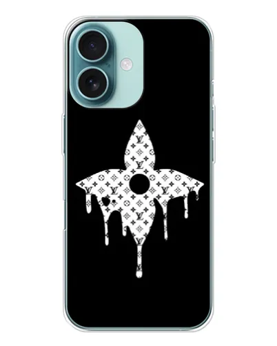 Чохол для iPhone 16 з картинкою «Квіткова монограма» Чохол для iPhone 16 з картинкою «Квіткова монограма»