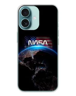 Чохол для iPhone 16 з картинкою «Земля з космосу NASA»