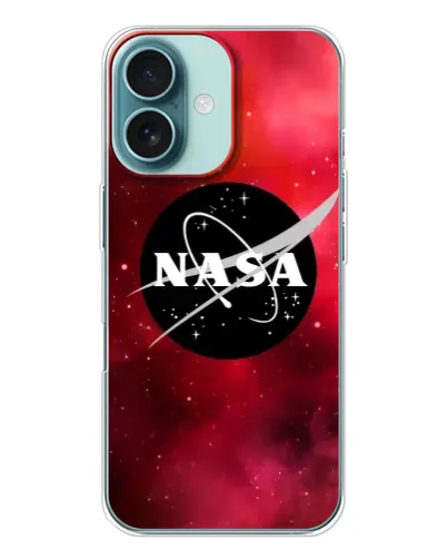 Чохол для iPhone 16 з картинкою «NASA — червона туманність»