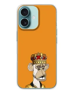 Чехол для iPhone 16 с картинкой «Золотая обезьяна Bored Ape» Чехол для iPhone 16 с картинкой «Золотая обезьяна Bored Ape»