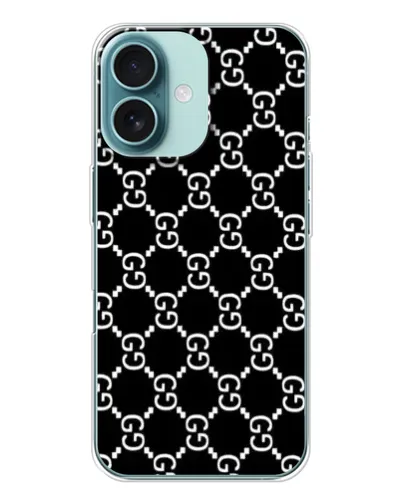 Чохол для iPhone 16 з картинкою «Gucci — сітчастий паттерн»