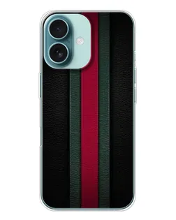 Чохол для iPhone 16 з картинкою «Gucci — неонова лінія»