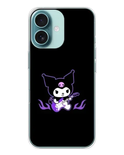 Чохол для iPhone 16 з картинкою «Електрична Kuromi»