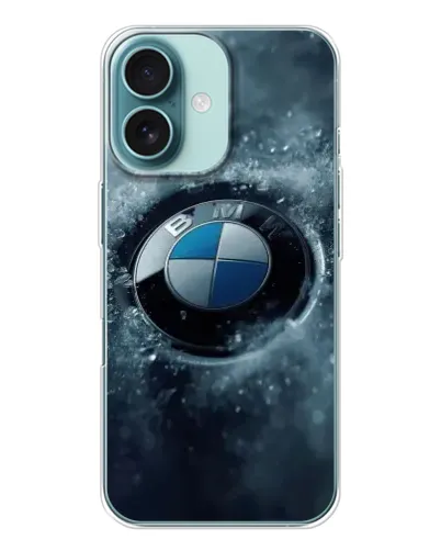 Чохол для iPhone 16 з картинкою «Логотип BMW — лід» Чохол для iPhone 16 з картинкою «Логотип BMW — лід»
