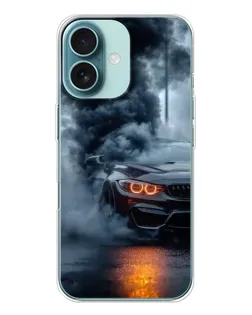 Чохол для iPhone 16 з картинкою «BMW M-Power — абстракція»