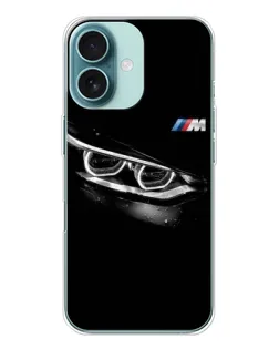 Чохол для iPhone 16 з картинкою «BMW — погляд тигра»
