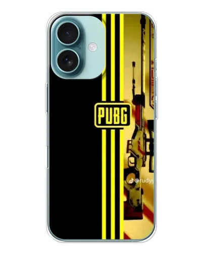 Чехол для iPhone 16 с картинкой «PUBG — камуфляжный шлем»