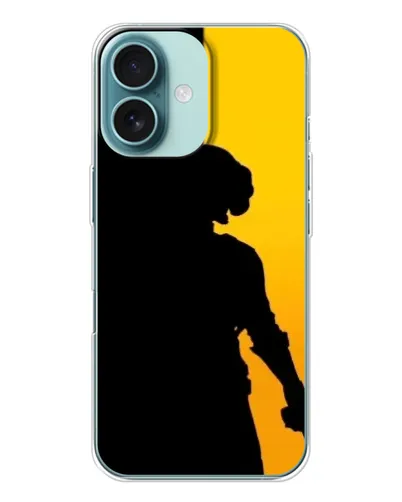 Чехол для iPhone 16 с картинкой «Тень воина PUBG»