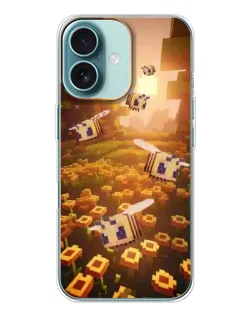 Чехол для iPhone 16 с картинкой «Поле подсолнухов»
