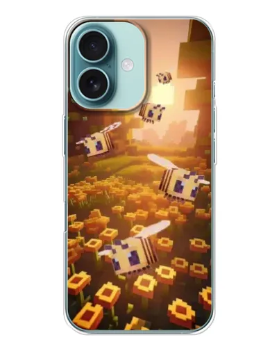 Чехол для iPhone 16 с картинкой «Поле подсолнухов»