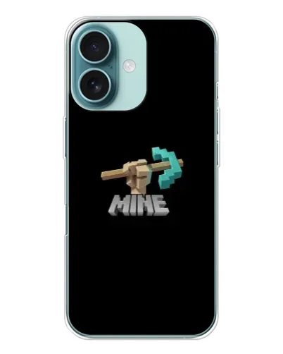 Чехол для iPhone 16 с картинкой «Алмазная кирка»