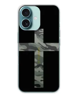 Чехол для iPhone 16 с картинкой «Милитари Крест»